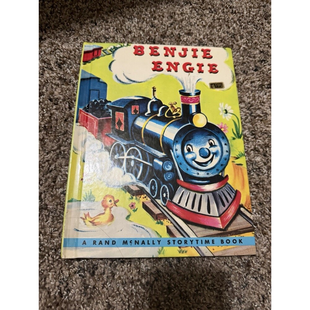 Vintage Benjie Engie Rand McNally Storytime Book Louise Lawrence Devine